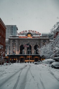 snowy Union Station 