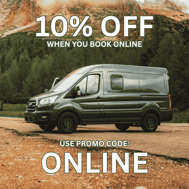 10% OFF WHEN YOU BOOK ONLINE Online MileMarker discount